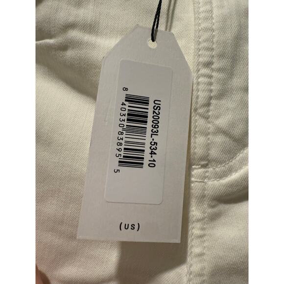 Universal Standard Seine High Rise Skinny Jeans 32 Inch, XS 10/12, White, BNWT - Picture 6 of 8